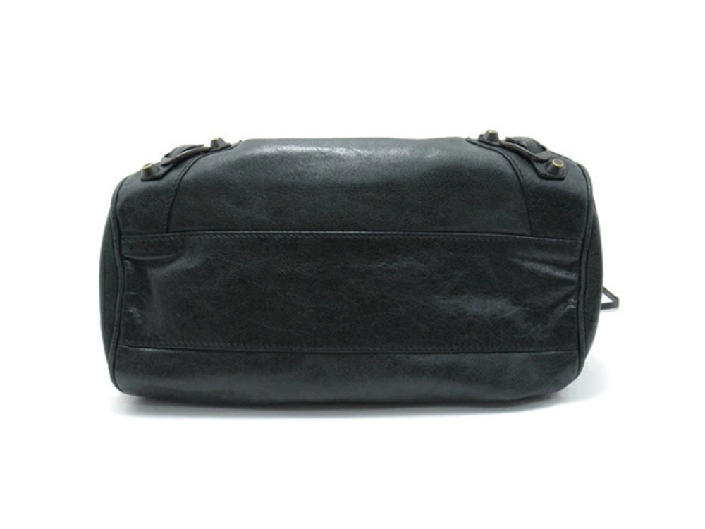 Balenciaga gray calfskin Drum shoulder The bag Gray